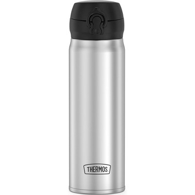  THERMOS 16oz Stainless Steel Direct Drink Bottle, Black: Home &  Kitchen