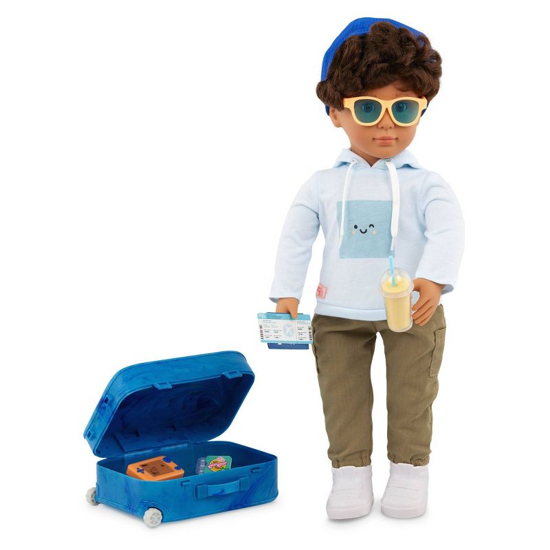 Our Generation Milo 18&#39;&#39; Boy Doll Luggage &#38; Travel Accessories Set, 3 of 6
