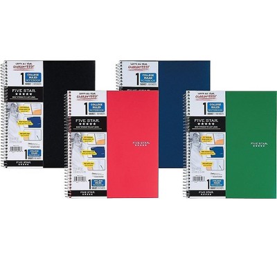 Five Star 1-Subject Notebook 8.5" x 11" College Ruled 100 Sheets 256511