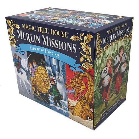 Magic Tree House Merlin Missions Books 1-25 Boxed Set - (Magic Tree House  (R) Merlin Mission) by Mary Pope Osborne (Mixed Media Product)