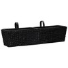 vidaXL Planters 2 pcs Water Hyacinth Black - 2 of 4