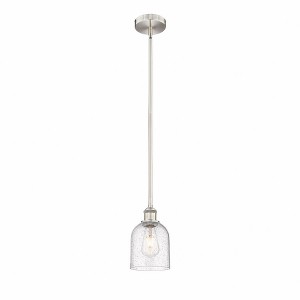Bella - 1 Light Stem Hung Mini Pendant In Industrial Style-9 Inches Tall and 5.5 Inches Wide - 1 of 1