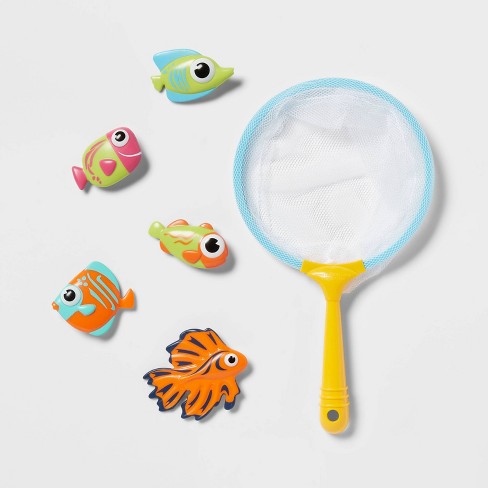 Plastic Cute Kids Fishing Net Toy for Promotion