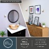 VAXCEL Park Ridge Transitional Bathroom Vanity Lighting Fixture, Clear Cylinder Glass Shade - 3 of 4