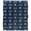 Drew University Logo Pattern Silky Touch Blanket White 50x60 - 2 of 4