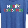 Women's - Peanuts - Merry Christmas Stacked Short Sleeve Graphic T-Shirt - 2 of 4