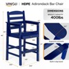 Karl Home | 45-Inch HDPE Outdoor Bar Chairs (Set of 2) - 2 of 4