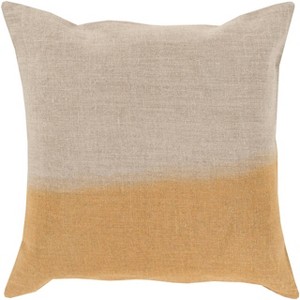 Livabliss Dip Dyed Modern Throw Pillow - 1 of 3