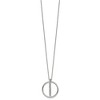 Chisel Stainless Steel with Preciosa Crystal Pendant on a Necklace 16" Cable Chain Necklace with a 2" Ext. - 3 of 3