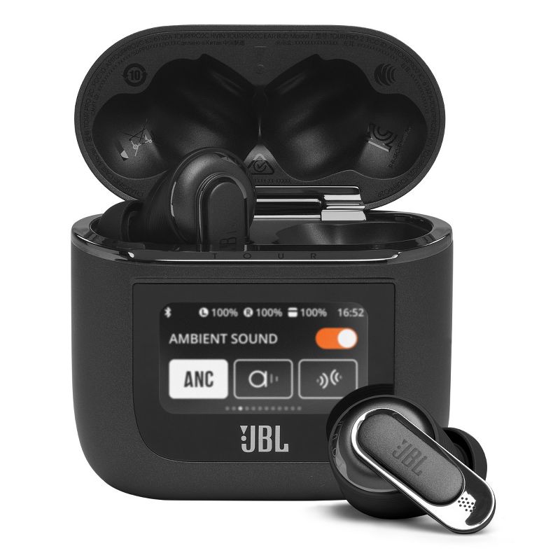 JBL Tour Pro 2 Noise Cancelling True Wireless Earbuds with Smart Case, 1 of 16