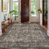 Area Rug Washable Stain Resistant Carpet with Non-Slip Backing Soft Touch Low Pile Floor Cover for Bedroom Living Room Dining Room - 4 of 4