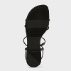 Women’s Kianna Sandals with Memory Foam Insole – A New Day™ Black - 4 of 4