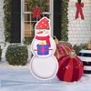 Nifti Nest 2 PCS Santa and Snowman Yard Signs - 4 of 4