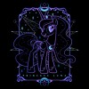 Men's My Little Pony Princess Luna Tarot Card T-Shirt - image 2 of 4