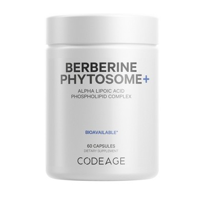 Codeage Berberine Phytosome Supplement - Berberine Hcl, Alpha Lipoic ...