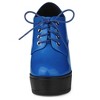 Allegra K Women's Platform High Chunky Heel Ankle Booties - 2 of 4