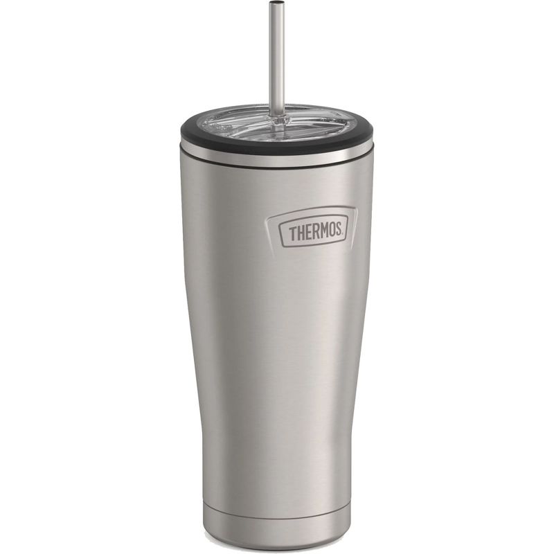 Thermos 24 oz. Icon Insulated Stainless Steel Cold Tumbler with Straw, 2 of 3