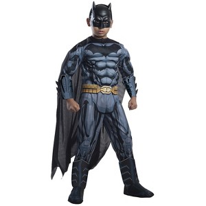Rubie's Boys' DC Comics Deluxe Photo-Real Muscle Chest Batman Costume - 1 of 1