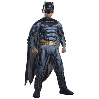 Rubie's Boys' DC Comics Deluxe Photo-Real Muscle Chest Batman Costume