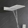 PAGED Shower Head Waterfall Rain Shower System with 3 Body Sprays and Handheld Shower for Bathroom - 4 of 4