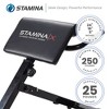 Stamina X Adjustable Ab, Back, and Core Strength Exercise Sit-Up Fitness Hyperextension Weight Bench for At-Home Workouts, Black - 3 of 4