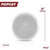 8" In-Wall/In-Ceiling Stereo Speakers for Home Audio with 300W Power, Dual Speakers, Rotary Tap Select - 2 of 4