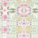 RoomMates Synchronized Floral Peel & Stick Wallpaper Pink
