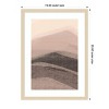 Amanti Art Abstract Mountains by Nilesh Kulkarni Wood Framed Wall Art Print - 4 of 4