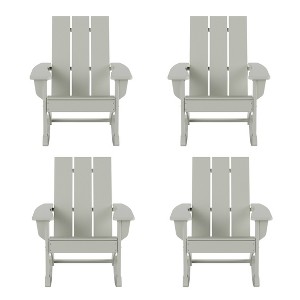 WestinTrends  Modern Adirondack Outdoor Rocking Chair (Set of 4) - 1 of 4