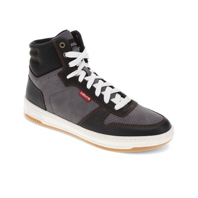 Levi's Kids Drive Hi Synthetic Leather Casual Hightop Sneaker Shoe