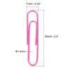 Unique Bargains Medium Metal Prevent Tearing Pages Home Office Paper Clip 100 Pcs - 2 of 4