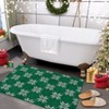 Garvee Christmas Area Rug Entryway Runner  Rug Machine Washable Rugs Vintage Living Room Rugs Low Pile Carpet Red/Green Xmas Non-Slip Rug for Bedroom - 4 of 4