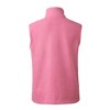 Sofra Women's Polar Fleece Full Zip Up Sweater Vest - 4 of 4
