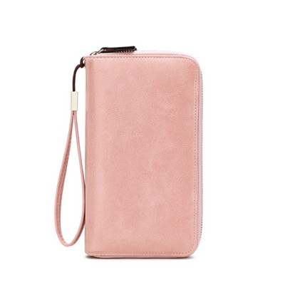 BEAFUP Women’s Wallet,RFID Blocking Wallet with Double Zipper & 12+ Card Slots - Large Capacity Travel Purse for Daily Use,and Shopping