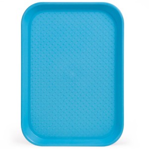 Slickblue Classic Textured Food Tray – Non-Slip Surface, Lightweight, Multipurpose for Daily Meals, Color & Size Options - 1 of 3