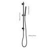 SEVOBAL Shower Faucets, Height-Adjustable Handheld Shower System with Extended Hose for Family Bathrooms, Black, 30"*6.8"*4.3" - 2 of 4