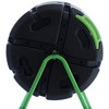 FCMP Outdoor HOTFROG 37-Gallon Plastic Resin Dual Chamber Tumbling Composter Outdoor Elevated Rotating Garden Compost Bin, Black/Green - 3 of 4