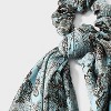 Paisley Print Scarf Tail Hair Twister - Universal Thread™ Green - 3 of 3