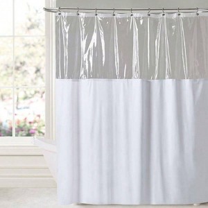 10 Gauge Vinyl Shower Curtain 72x 72 - 1 of 3