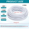 Unique Bargains Tinned Copper Insulated Heat Resistant PVC Covered 300V SVT Round Wire 18AWG - 2 of 4