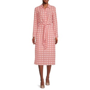 Calvin Klein Womens Shirtdress Collection Midi Dress - 1 of 1