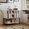 Tangkula Record Player Stand w/Charging Station Vinyl Storage Holder Shelves Metal Frame - 4 of 4