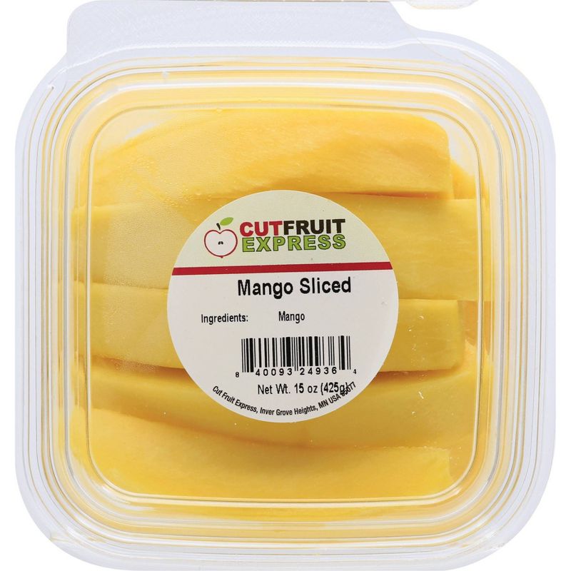 Cut Fruit Express Fresh Sliced Mango - 15oz, 1 of 6
