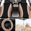 TruAIR 43-Piece Fuzzy Car Interior Accessories Set with Seat Covers - 4 of 4