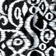 black white island batik