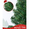 SUGIFT 6ft Artificial Christmas Tree Hinged Xmas Tree W/864 Branch Tips & Metal Stand - 2 of 4