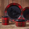 Park Designs Red Sportsman Plaid Salad Plate Set of 4 - 2 of 3