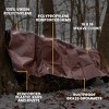 WHITE DUCK 8 oz Poly Tarpaulin Heavy-Duty Waterproof All-Weather Tarp for Construction, Farm, Commercial or Outdoor Use with Brass Eyelets - 3 of 4