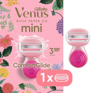 Venus + Rifle Paper Co. Mini ComfortGlide White Tea 3-Blade