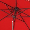 Elegant Valance 9Ft Double Top Umbrella - PAT8206 - Safavieh - 3 of 3